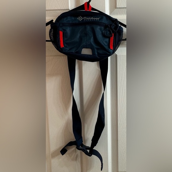 Outdoor Products Unisex Waist Pack Blue / Red - Picture 6 of 6